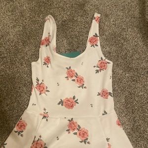 Floral white dress from h&m